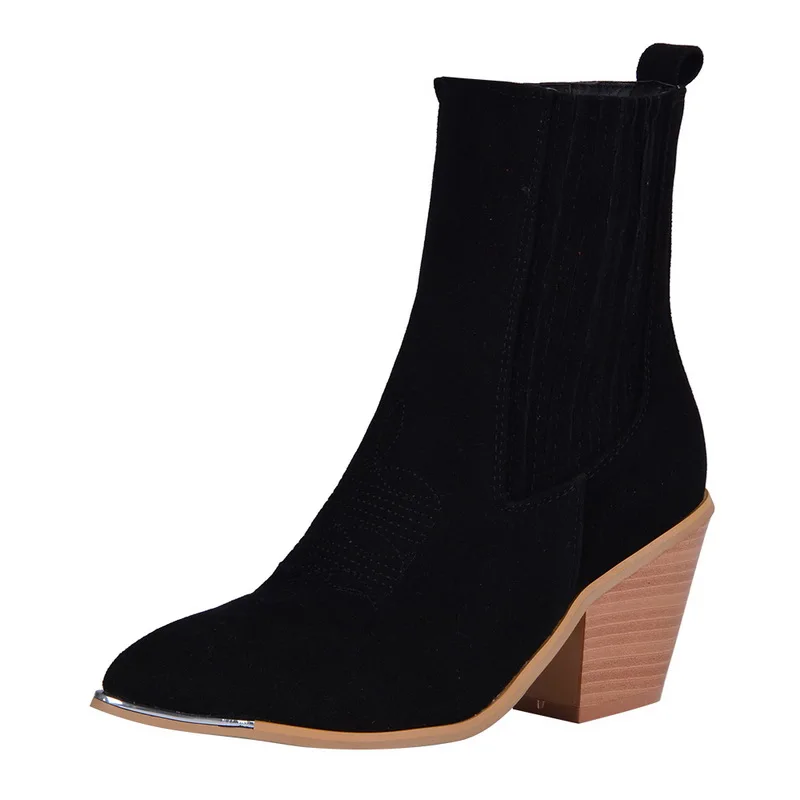 Oeak/; женские ботинки; пикантные леопардовые ботильоны с острым носком; женская обувь на молнии с узором зебры; ботинки на Плоском Каблуке; женская обувь - Цвет: black-2