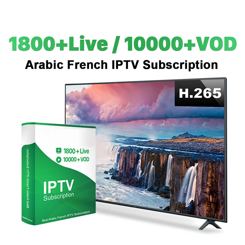 Arabic IPTV French Account Services for Android M3U IOS MAG Enigma2 Smart TV 1 Year/6 Months Code Subscription IP TV Netherlands
