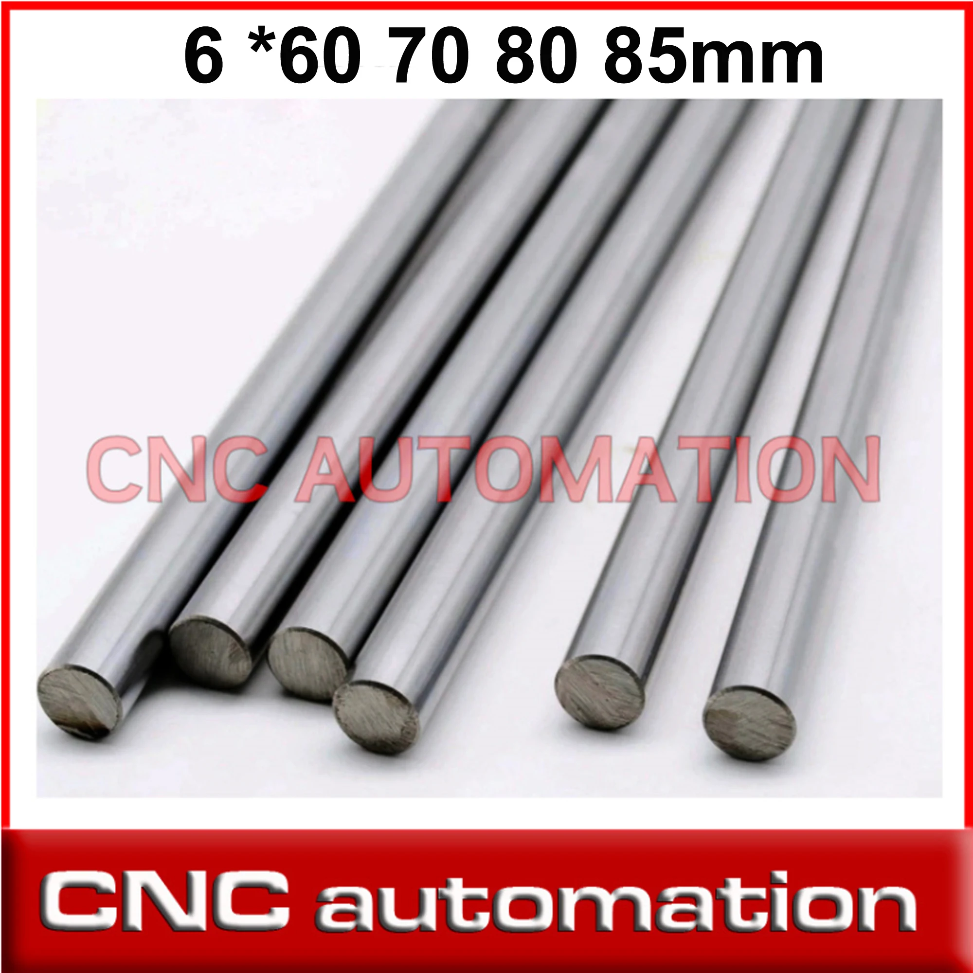 2pcs Axis Smooth Rods 6mm 60 70 80 85 Linear Shaft Chrome Plated Motion Guide Rail Round 3d Printer | Обустройство дома