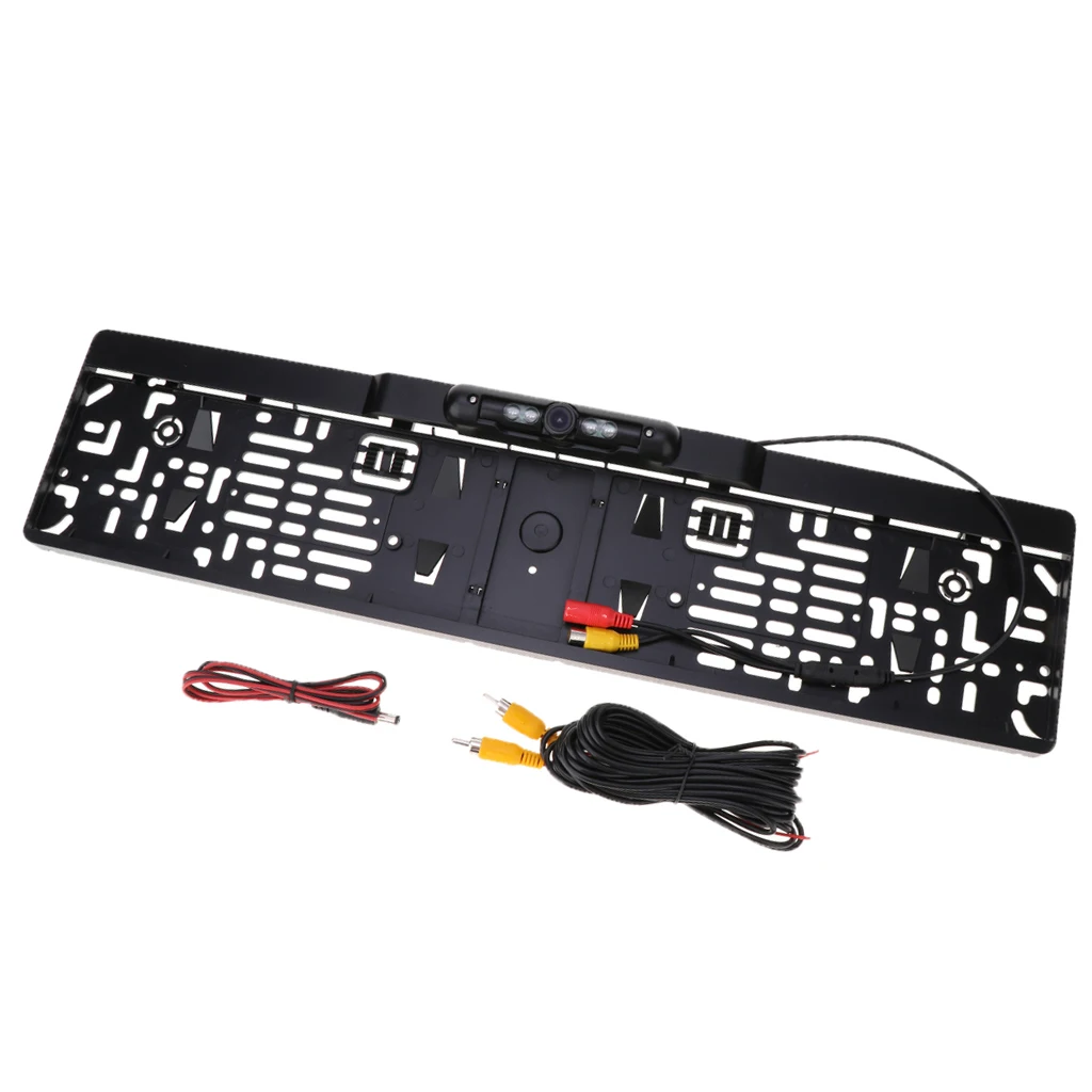 European License Plate Frame Rear View Camera Auto Number Plate Frame for EU License