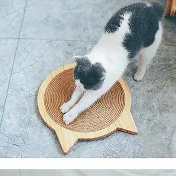 

Cat scratch board vertical sisal claw grinding device sofa does not lose crumbs cat toy sucker type hemp rope cat claw board