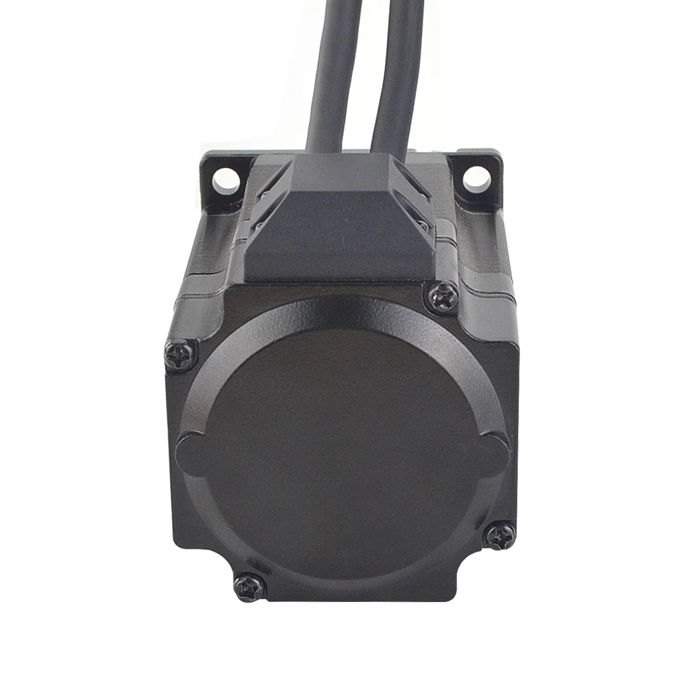 Tanie Nema 23 pętla zamknięta silnik krokowy 1.2Nm z enkoderem 1000CPR 4A 57 silnik 4 realizacji 8mm wał Nema23 silnik krokowy