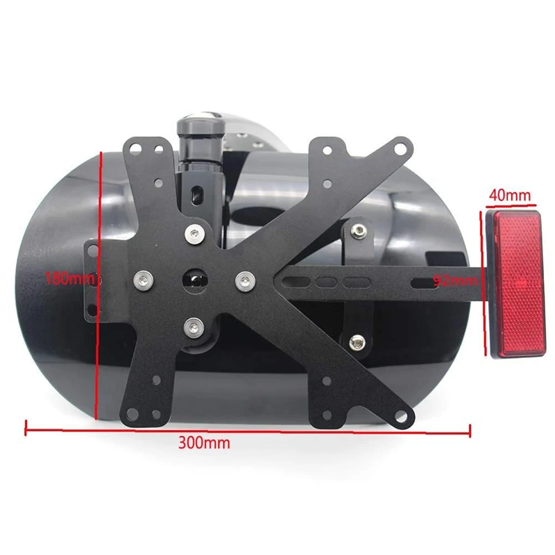 

For Bmw R9T R Nine T R1200 2016 2015 Rear Mudguard Bracket Mudguard with Led License Plate Light Motorcycle Accessories
