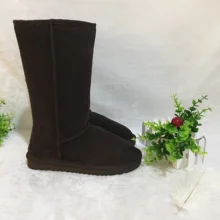 IVG/ ; брендовые Популярные высокие зимние сапоги унисекс в австралийском стиле; водонепроницаемые зимние кожаные сапоги; Уличная обувь; размеры США 4-14