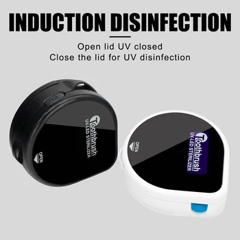 

UV Toothbrush Sterilizer Toothbrush Disinfection Box Health Sanitizer Tool Bathroom Accessory set Home Storage Portable Cleaning