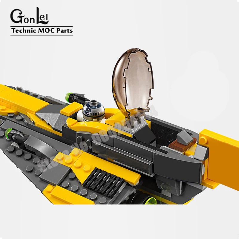 Новый старварсер Анакин джедай Звездный боец MOC строительные блоки кирпичи план