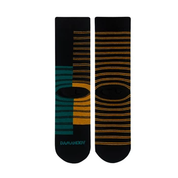 

Men Women Comfortable Elastic Warm Sport Printed Breathable Sweat Absorption Casual Cotton Blend Mid Calf Socks Anti Slip Soft