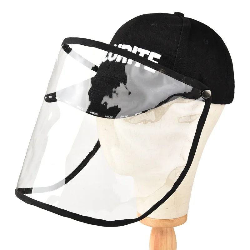 

2020 Newest Anti-fog Adjustment Baseball Cap Unisex Outdoor Dustproof Windproof Removable Multi-function Protective Hats
