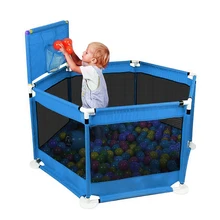Детский бассейн с шариками, складной детский забор, детский манеж, уличные игры, забор, манеж для детей, удобный детский барьер для безопасности, яма