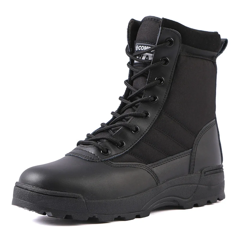Fly Fishing Waders High Ankle Military Outdoor Hiking Shoes Rubber Sole Winter Fly Snow Boots Waders Hunting Non-slip Camping