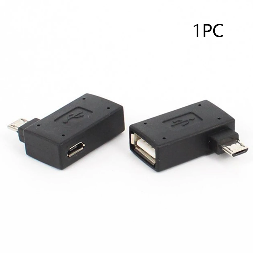 USB 2,0 Универсальный микро хост левый/правый угол конвертер OTG адаптер 90 градусов для телефона/планшета