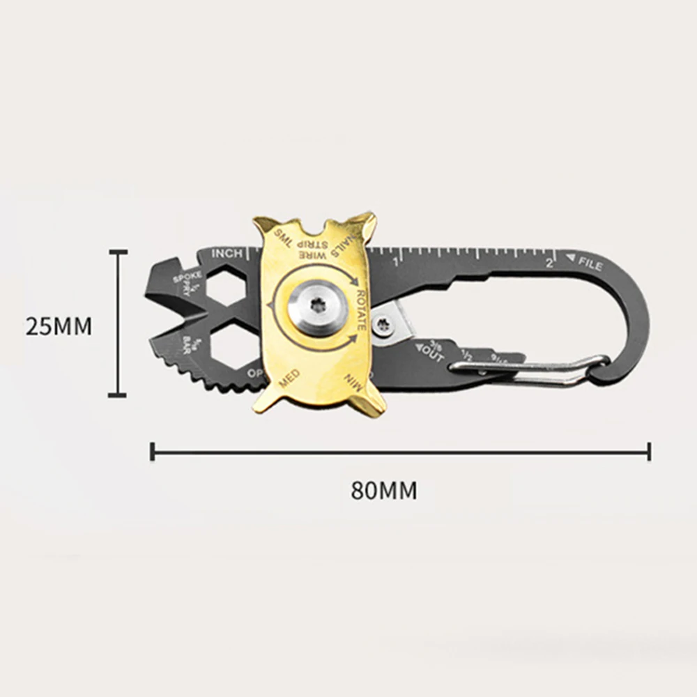 Мульти-функциональный Комбинации инструмент 20-в-1 гаечный ключ из нержавеющей стали отвертка EDC портативный для использования на улице гаджет C1663 г