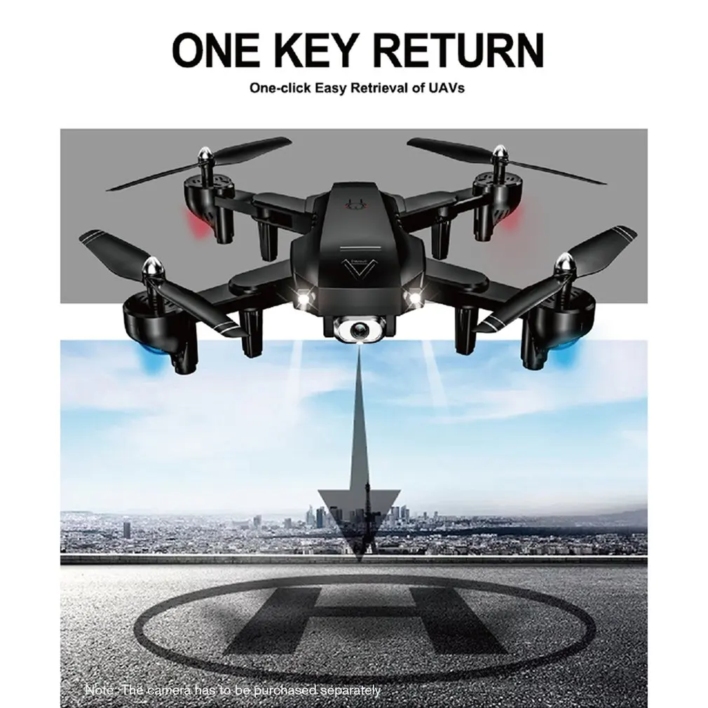 L103 RC складной четырехосевой Дрон без камеры Smart Follow складной RC вертолет самолет Безголовый режим Дрон