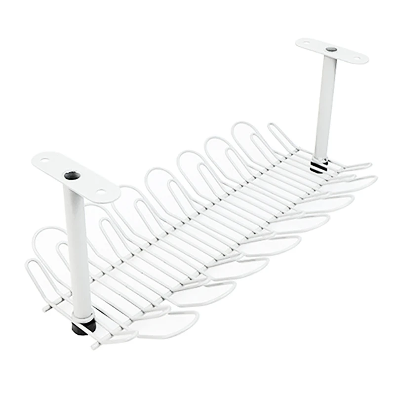 Cable Organizer Management Tray Under Desk Holder for Wire Storage Rack Offices and Kitchens | Электроника