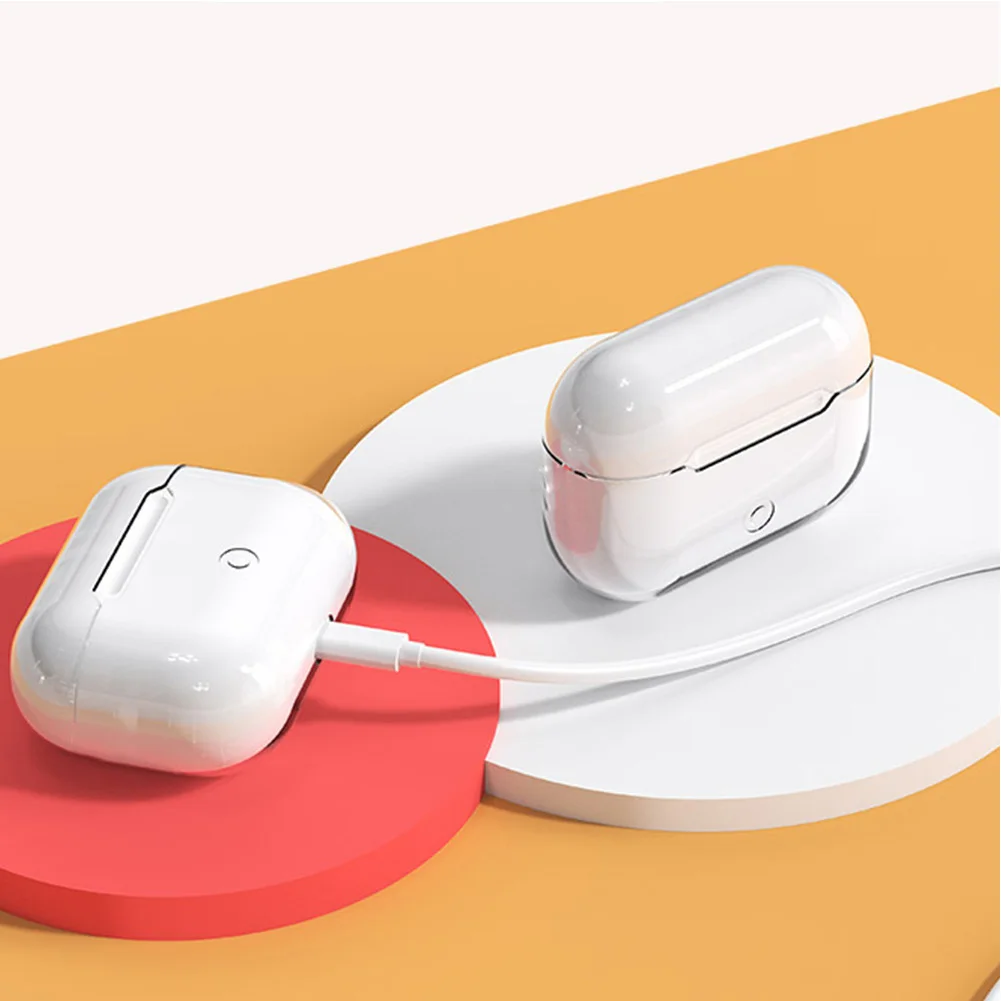 Прозрачный мягкий чехол для наушников AirPods Pro 3 силиконовая беспроводная Bluetooth