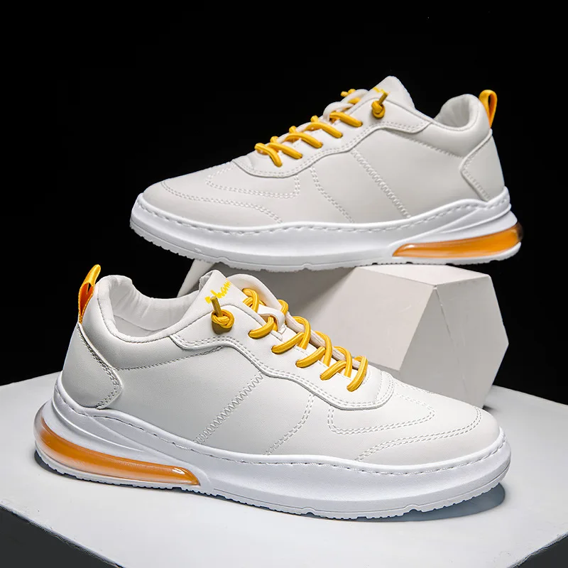 M-Low-top; Новинка; модные повседневные однотонные трендовые мужские туфли на воздушной подушке; повседневная обувь для студентов и взрослых для активного отдыха