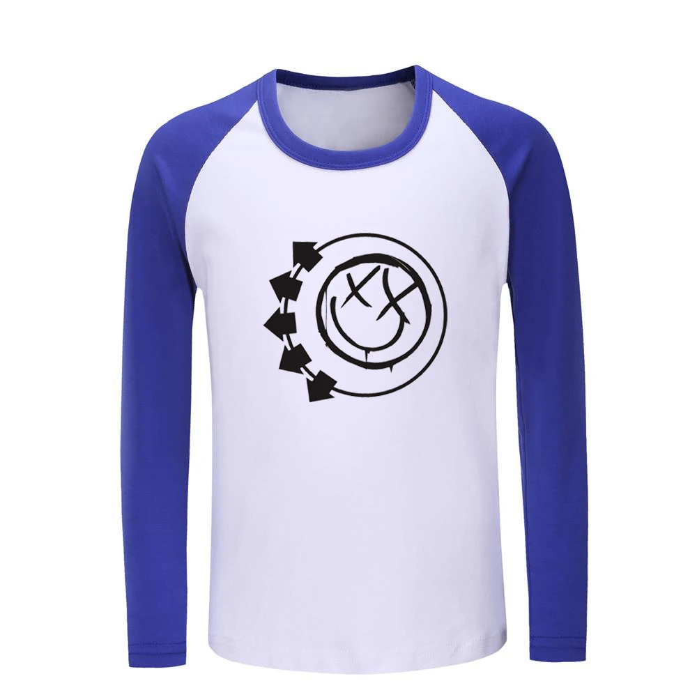 Linkin Park Symbol Blink 182 Детские футболки в стиле панк Детские футболки с графическим принтом топы для мальчиков и девочек, рождественский подарок