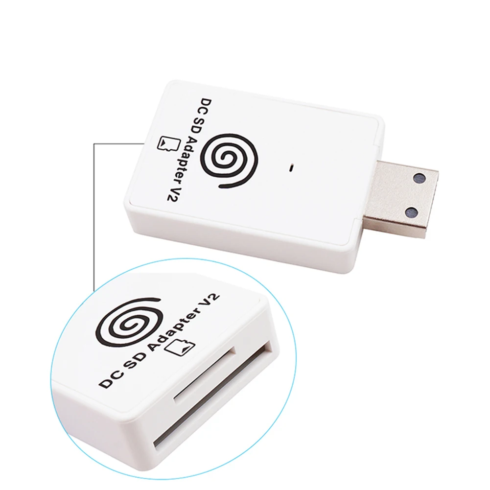 Adaptador para Sega Leitor de Cartão Conversor para Sega sd com - Dreamcast Carregador Dreamshell Atualização sd tf Vmu cd - Image 5