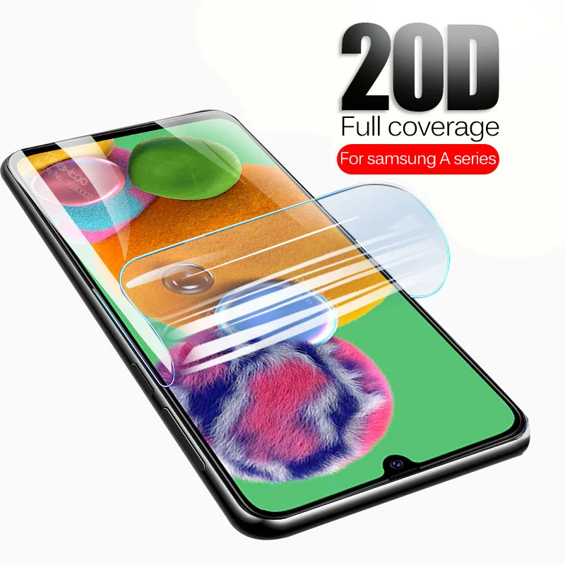 Гидрогелевая пленка 20D для samsung Galaxy a51 a71 a10 a20 a30 a40 a50 a70 a80 a20s a30s a50s a70s A01 защитная