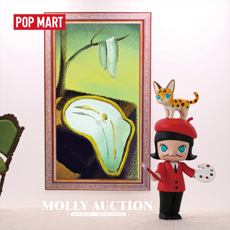 Pop Mart Molly Auction Series Toys Figure Blind Box Action Figure