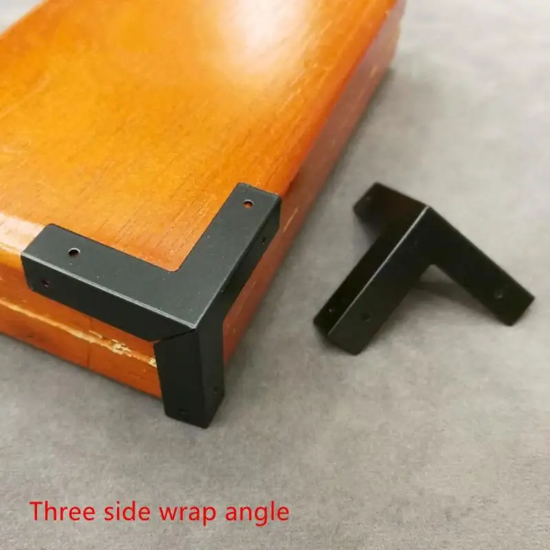 8PCS Furniture Decorative Corner Antique Jewelry Gift Wood Box Feet Leg Protector Retro Case Edge Metal Protection Cover | Обустройство