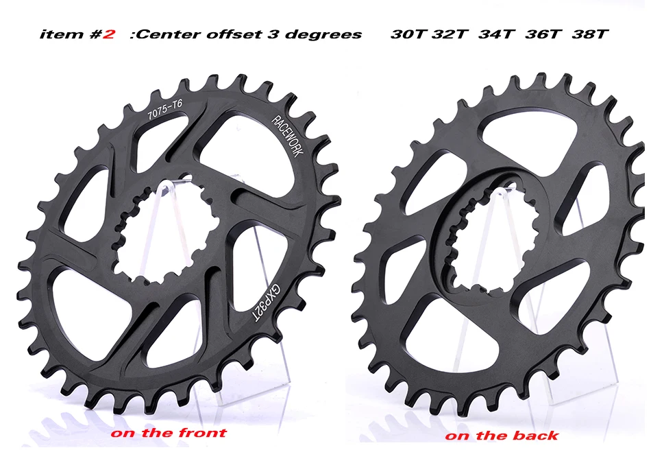 Freies deliv RACEWORK Fahrrad Kettenblatt 32 34 36 38t Engen Breite Fahrrad Kettenblatt Pelz GXP XX1 XO CNC AL7075 kurbelFahrrad