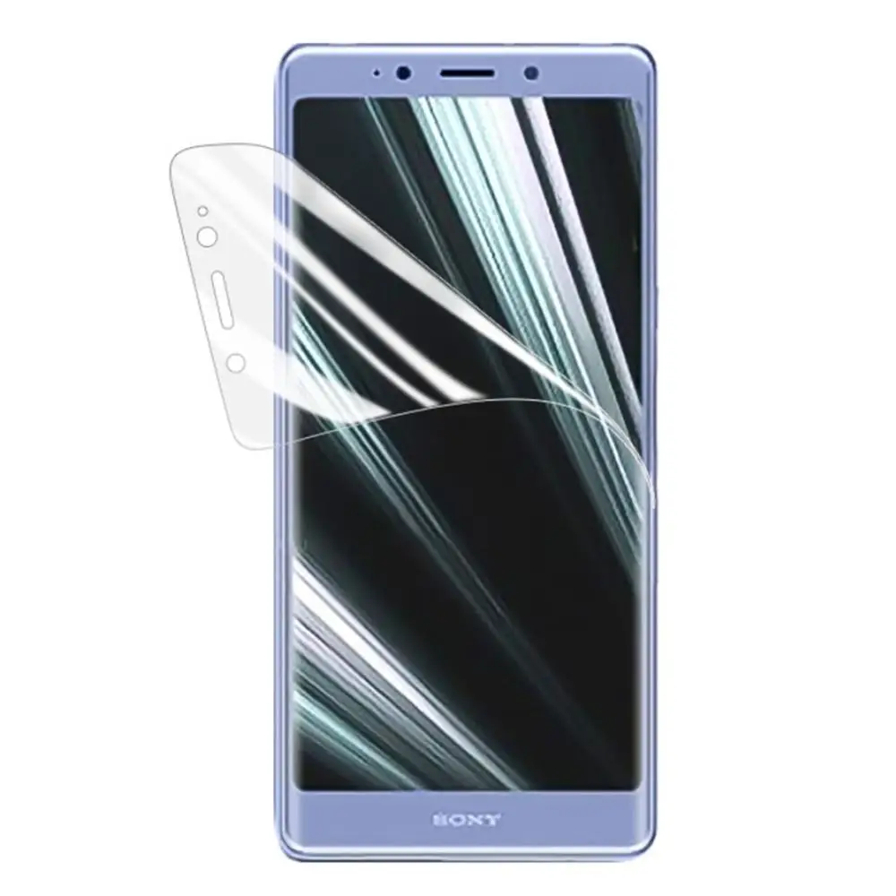 3D мягкая защитная пленка для экрана Sony Xperia 10 XA XA1 XA2 Plus гидрогель 5D ультраполное