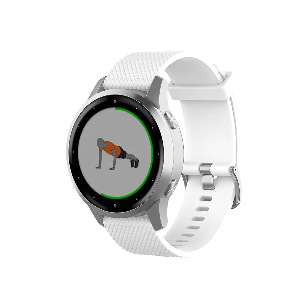 18 мм Силиконовый ремешок для Garmin Vivoactive 4S сменный женский браслет
