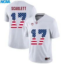 Новое поступление высокое качество майки Бреннан Скарлетт#17 колледж футболка ограниченной серии Майки S-XXXL