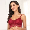 Sujetador de encaje sensual para mujer, Bralette de encaje sensual, ropa interior inalámbrica, sujetador acolchado sin costuras, sujetadores acolchados con correa Ultra para mujer, 1/2 Uds. ► Foto 3/6