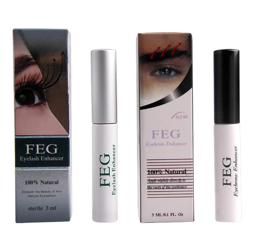 FEG Eyebrows Enhancer Original Rising Eyebrows Growth Serum Eyelash Growth Liquid Makeup Eyebrow Longer Thicker Cosmetics - Цвет: 2pcs