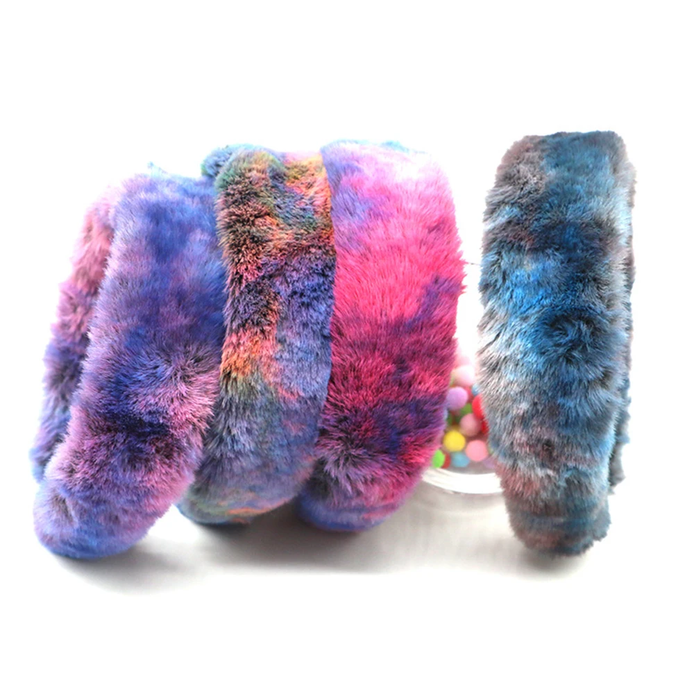 

New Women Rabbit Fur Color Hairbands Autumn And Winter Sweet Retro Atmosphere Ladies Temperament Fashion Hair Accessories