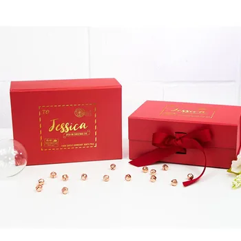 

Personalized Letter From North Pole Christmas Eve Box Christmas Box Luxury Christmas Eve Box with Ribbon 28.5 x 29 x 8.7 cm