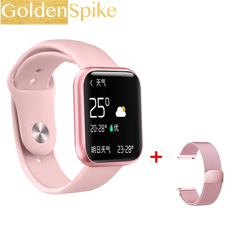

Smart watch P80 band IP68 waterproof smartwatch Dynamic heart rate blood pressure monitor for iPhone Android Sport Health watch