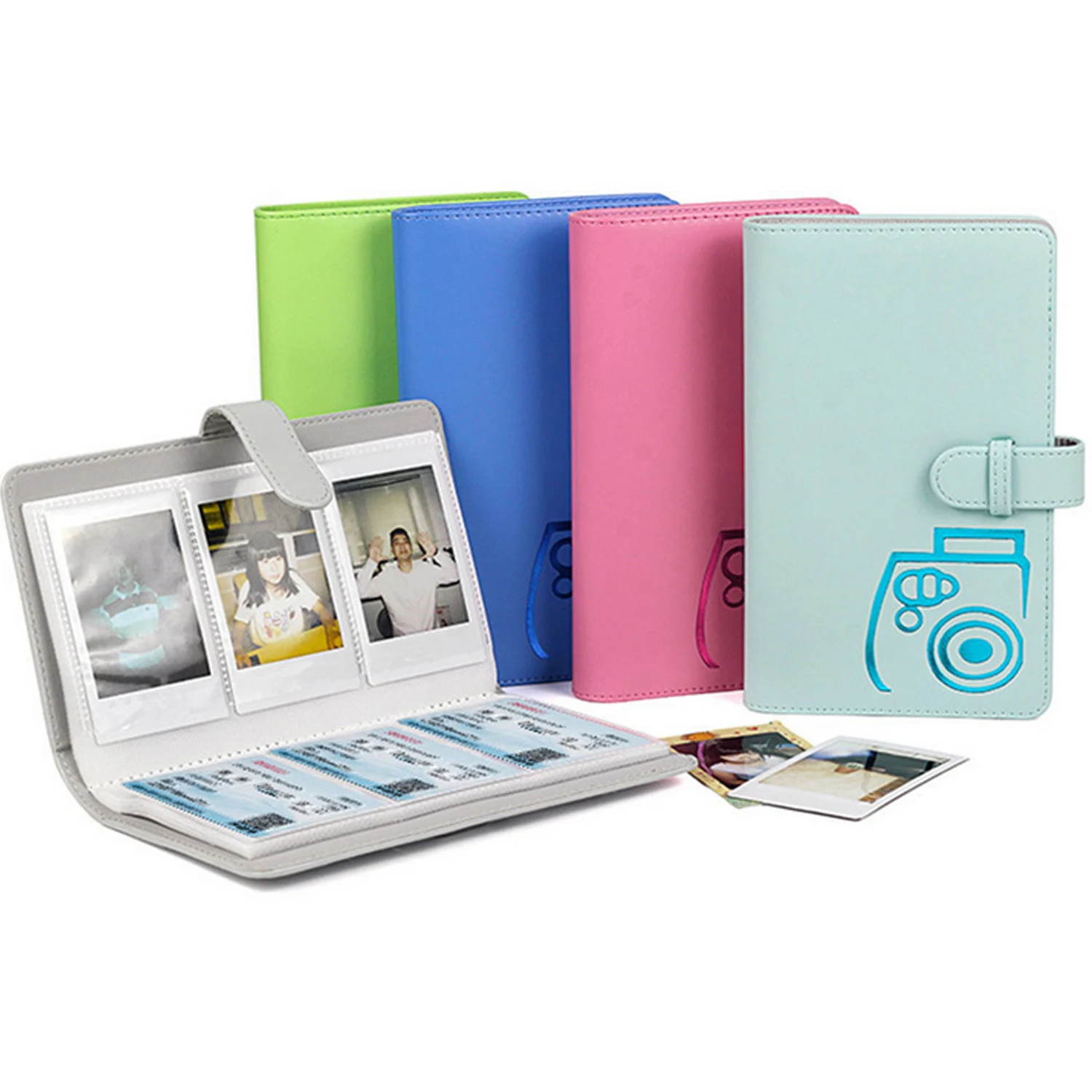 Besegad 96 карманный мини фото альбом для фотографий ЖК дисплея с подсветкой Fujifilm Instax