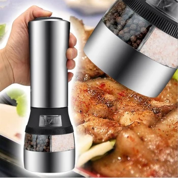 

Stainless Steel Electric 2 in 1 Grinder Electric Pepper Grinder Grinder