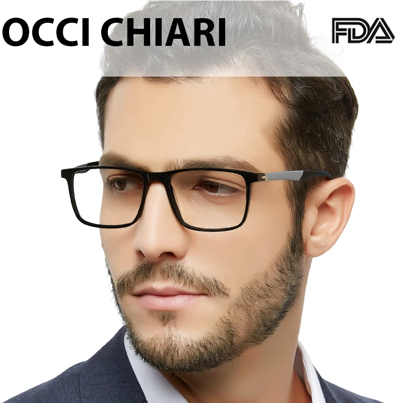 OCCI CHIARI мужские очки оправа компьютерные очки Ретро близорукость рецепт сверхлегкие прозрачные линзы оптические очки OC7233