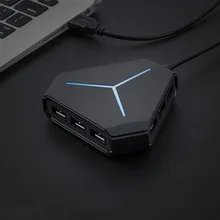 Usb-хаб 6 портов USB 3,0 адаптер для гарнитуры микрофон TF/SD Мышь Клавиатура