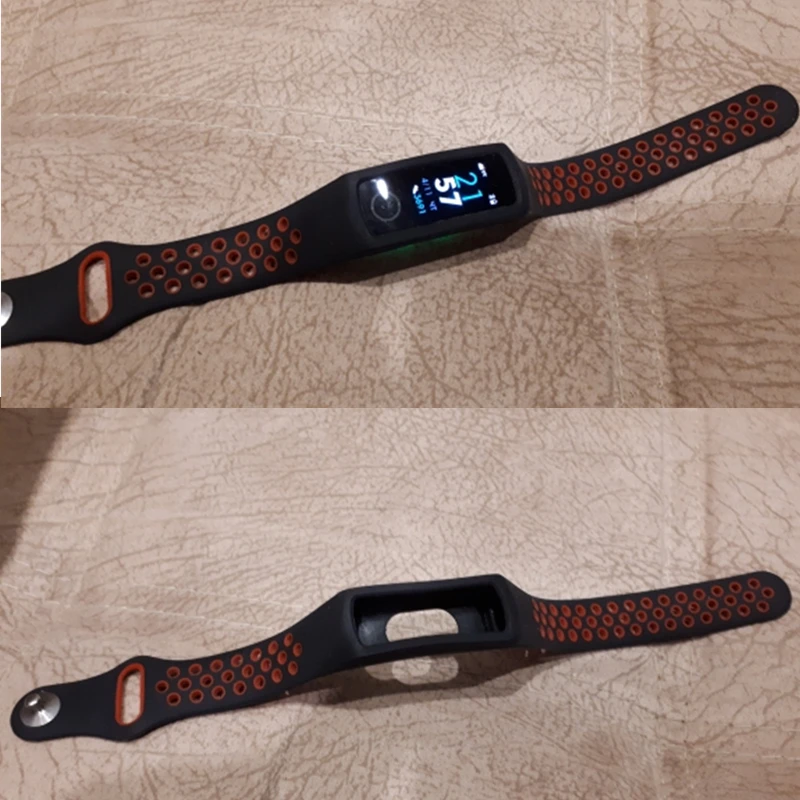 Для Honor Band 5 спортивный Смарт Браслет силиконовый ремешок huawei Honor Band 4 пористый удобный двухцветный сменный Браслет