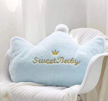 Koodykids плюшевая подушка в виде Луны, декор для детской комнаты, корона, звезда, подушка, подушка для маленьких мальчиков и девочек, декор для детской комнаты - Color: Model 9