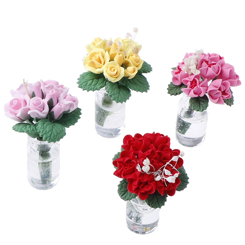 dolls house miniature flowers
