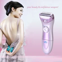 Моющийся Электрический женский эпилятор для удаления влажных и сухих волос триммер Бритва депилятор персональный уход инструмент для бритья