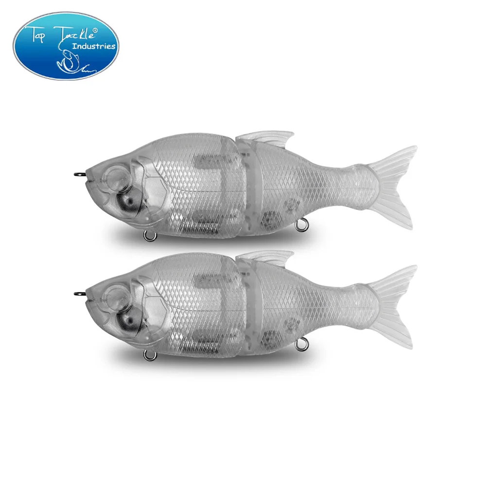 Неокрашенная погружающаяся искусственная приманка для рыбалки swimbait 110 мм 34 г