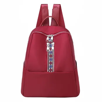 

New National Backpack Female Handmade Flower Embroidery Travel Bag Bag Backpack Fashion Backpack