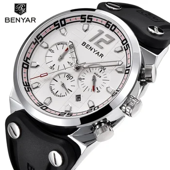 

BENYAR 5131 Mens Watches Top Brand Luxury Men's Military Sports Watch Men Casual Waterproof Quartz Wristwatch Relogio Masculino