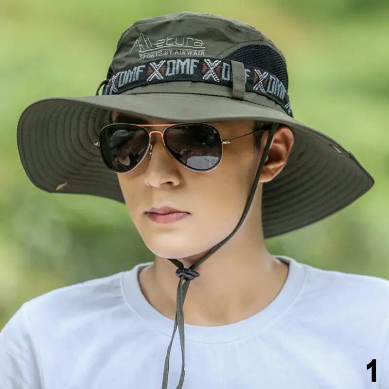 Hat Man Summer Fisherman Mountaineering Breathable Sun Shade Hats Outdoor Fishing male Sunscreen