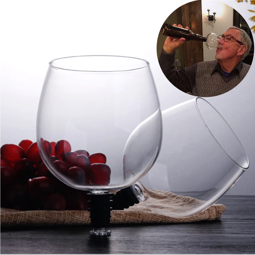 

Creative Crystal Direct Drinking Red Wine Glass Of Wine Bar Tools Wine Stopper It Turns Swig Cup Bottle Of Wine Into Glasses