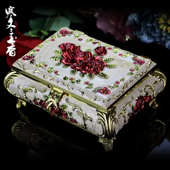 

Russia Bring Lock Jewelry Box Non Solid Wood Quality European Princess Korea High Archives Propose Wrist Watch Ring Accept Case