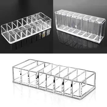 

Brush Lipstick Holder Makeup eye shadow Organizer Clear Acrylic Cosmetic Makeup Tools Storage Box Case
