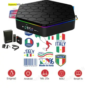 

italy Italian tv server box 4g/8g ram rom wifi 6.0 incloud adultXXX channels sport mactch support m3u android device box